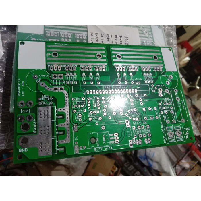 DIY inverter 1000W dengan module EGS002 tanpa pendingin sudah disolder