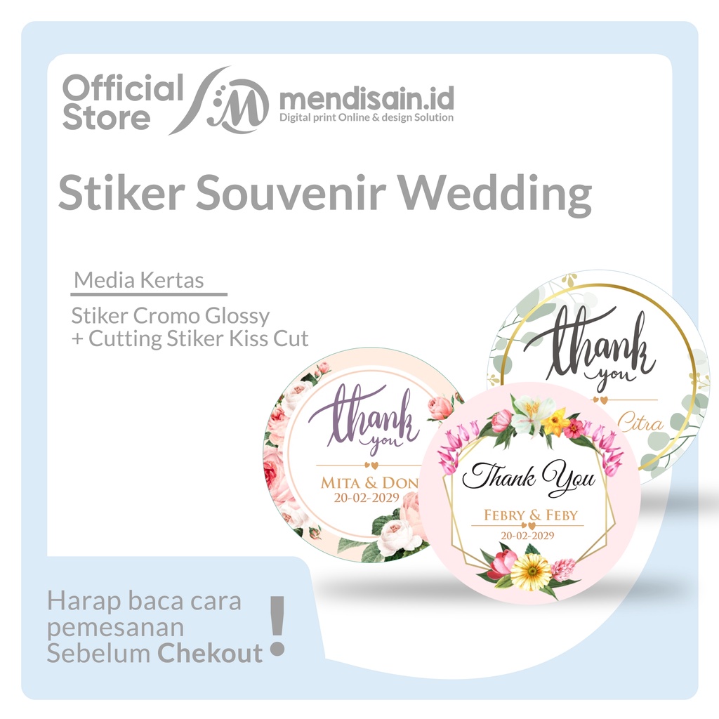 

Stiker Souvenir Pernikahan - Stiker Pernikahan - Stiker Nikah - Stiker Souvenir - Stiker thank you