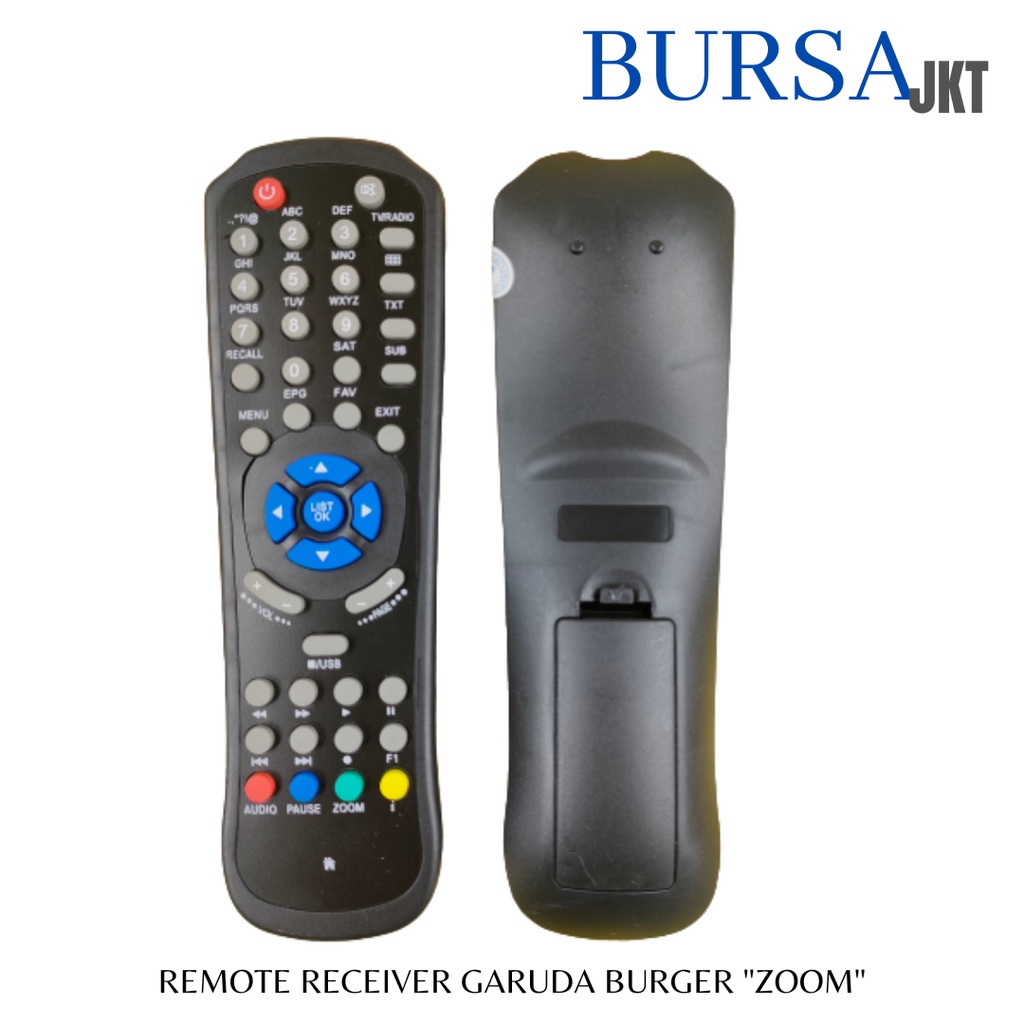 REMOTE GARUDA MATRIX BURGER MPEG4 RECEIVER PARABOLA &quot;ZOOM&quot;