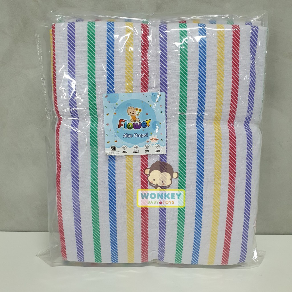 Alas Ompol Salur Flower / Tatak Ompol Ukuran 45x50 dan 75x80