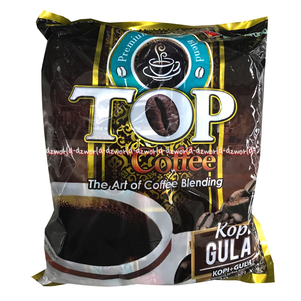 Top Coffee Kopi Gula Isi 20 Sachet Kopi Bubuk Instan Top Kopi Saset Top Kopi Top Coffe Cofeee