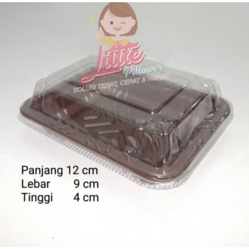 (PB30 ISI 50PCS) Mika Kue Mini - Mika PB30 - Tray Kue - Kotak Kue - Mika Box Mini