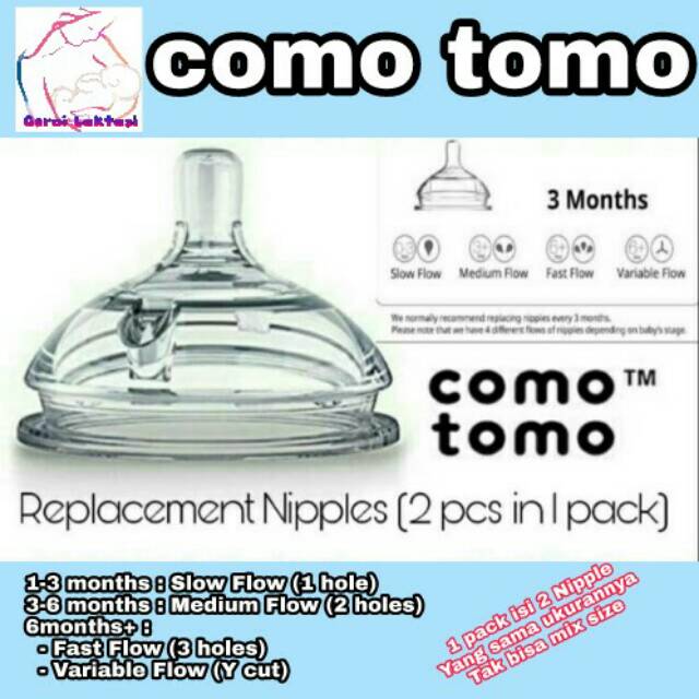 COMOTOMO REPLACEMENT NIPPLE COMO TOMO DOT PENGGANTI