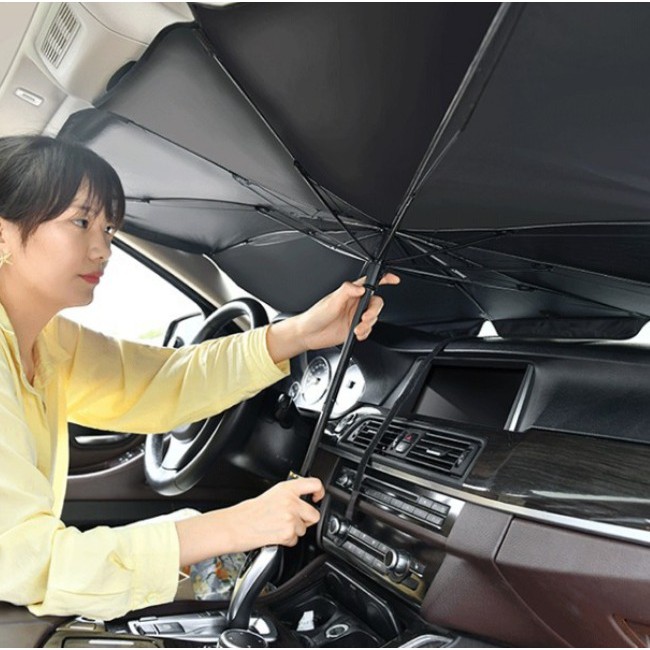 BIG PROMO !!!!! Payung Lipat Mobil Pelindung Sinar UV - Sun Shield Payung - Car Sun Shade Protector