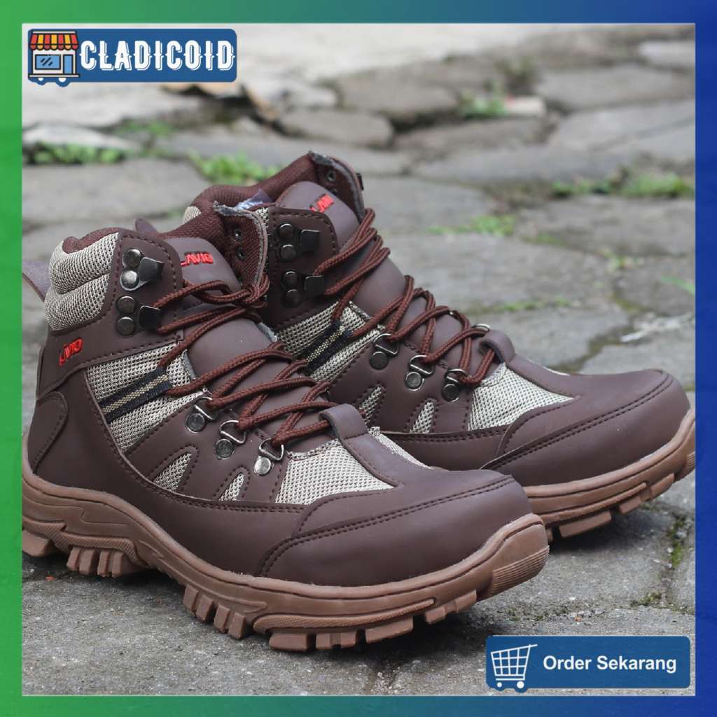 SEPATU SAFETY PRIA UJUNG BESI SAFETY PROYEK TOURING OUTDOOR KEREN LAVIO ARMOR ORIGINAL