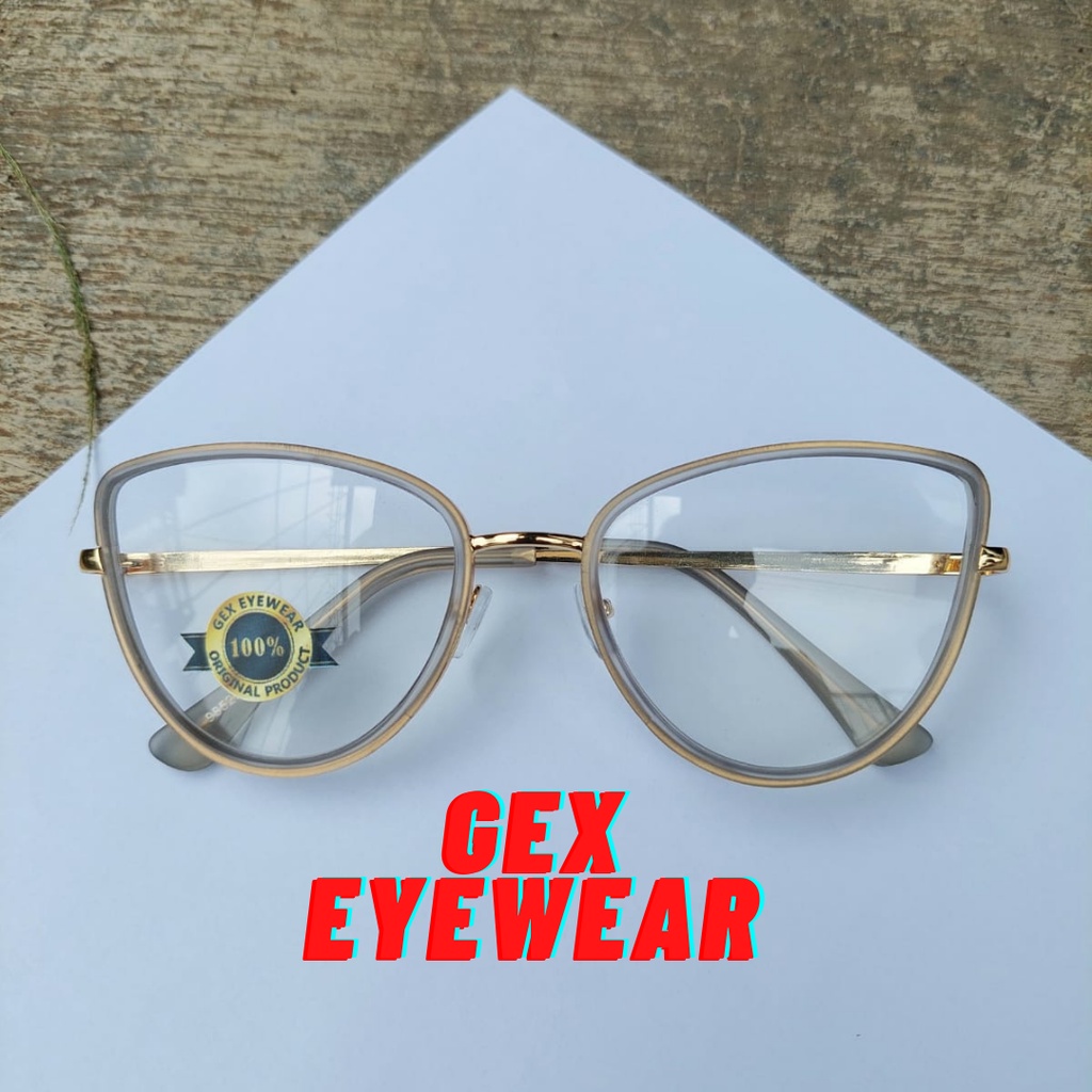 Frame Kacamata - Vani CAT EYE LENSA PHOTOCROMIC | BLUECROMIC | BLUERAY NORMAL MINUS CYL 98525