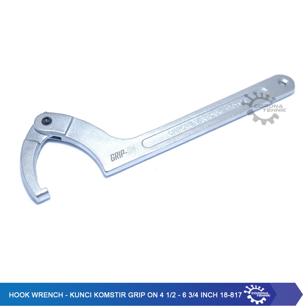 Hook Wrench - Kunci Komstir Grip On 4 1/2 - 6 3/4 Inch 18-817