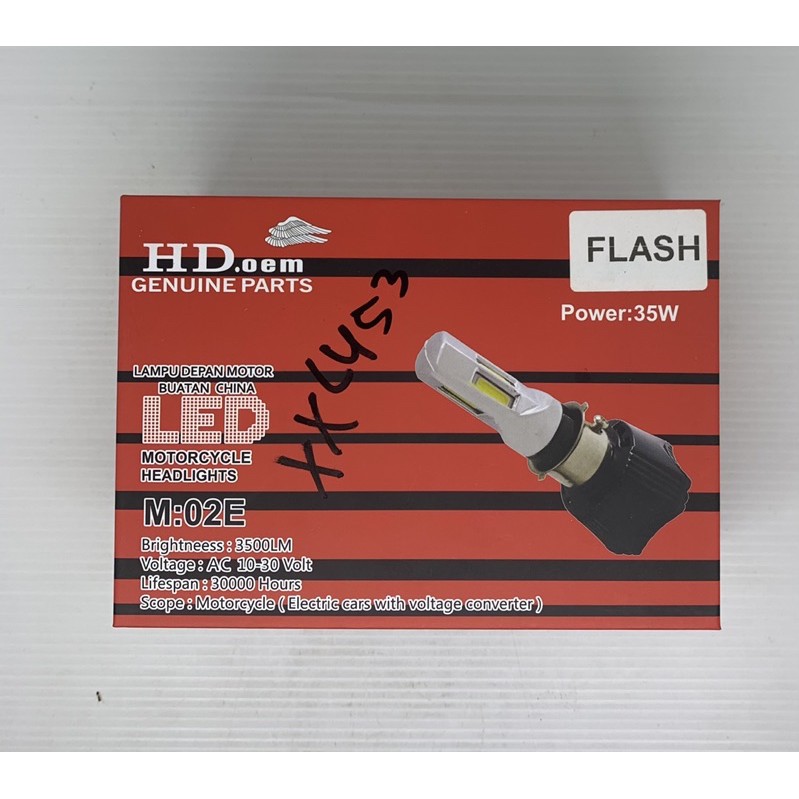Lampu Depan 6 Sisi RTD Rayton Asli Ac Dc Original Lampu LED 6 Mata AC/DC Original M02E M:02E Plus Kipas H6 H4 & 3 Mata-2