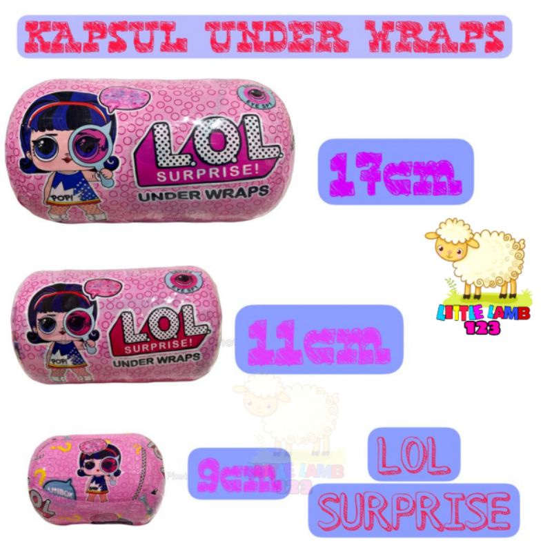 Mainan Lol Kapsul Surprise Murah Eye Spy/ Boneka Lol Surprise Kapsul Underwarps Series Eye Spy Kapsu
