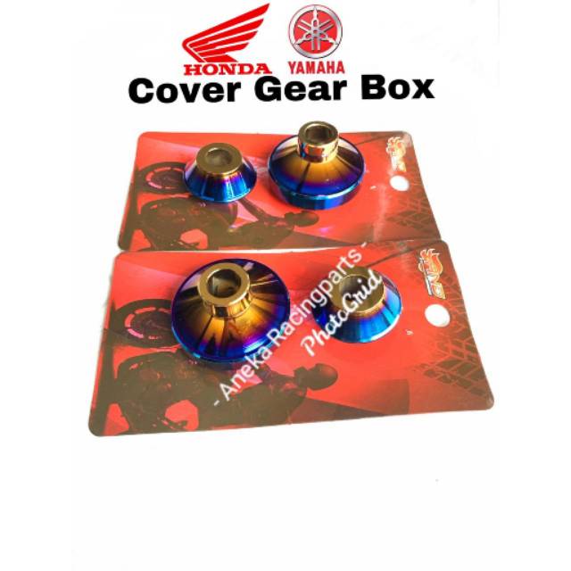 Tutup gir box honda yamaha twotone bakaran asli / variasi gir box 2tone bakaran