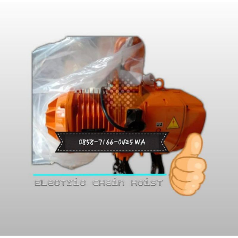 NAGASAKI ELECTRIC HOIST - ELECTRIC CHAIN HOIST 2 ton x 6 meter