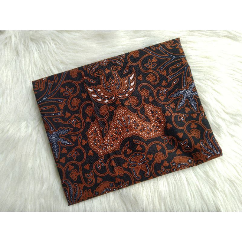 Kain jarik batik panjang sogan jogja kombinasian motif klasik wahyu tumurun latar ireng