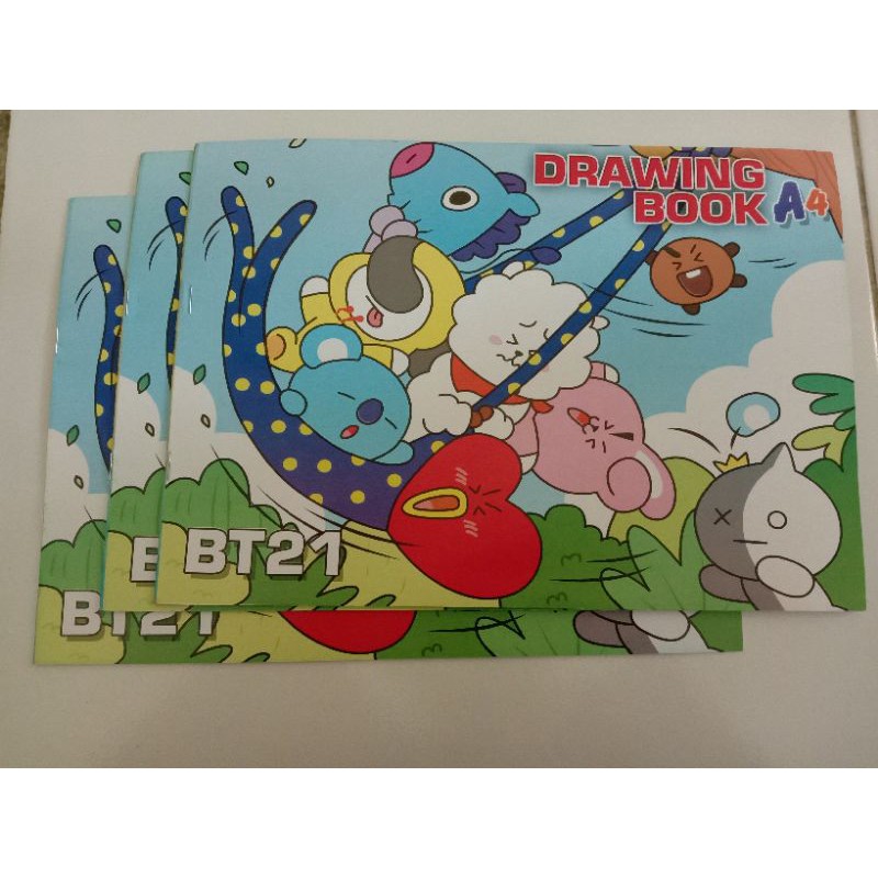 

BUKU GAMBAR / DRAWING BOOK A4 Karakter - BUKU GAMBAR Anak Lucu Bisa Pilih Motif / Karakter { 1pcs }