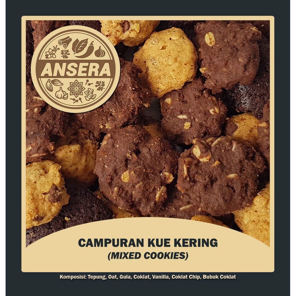 

MIXED COOKIES VANILLA COKLAT - 170gr