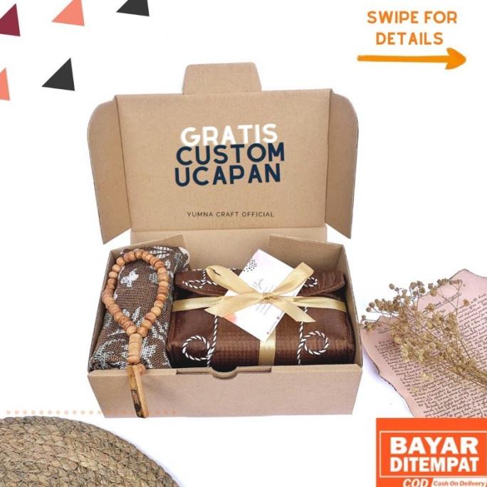 Best Product Hampers Lebaran Mukena Sajadah Gift Box/ Hampers Mukena/Gift Box - Paling Diminati