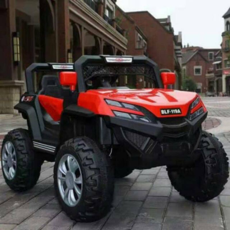 MOBIl AKI MAINAN ANAK JEEP  ATV EXOTIC EJP 7706+ BAN KARET