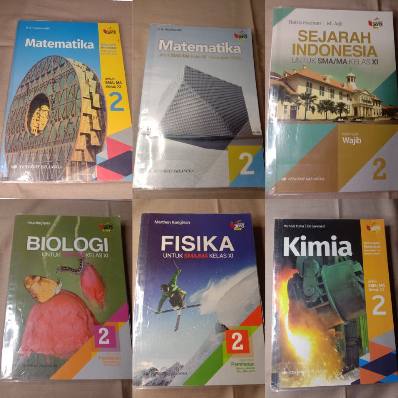 

BUKU ERLANGGA KELAS 11 BIOLOGI, FISIKA, KIMIA, SEJARAH INDO, MATEMATIKA WAJIB, MATEMATIKA MINAT