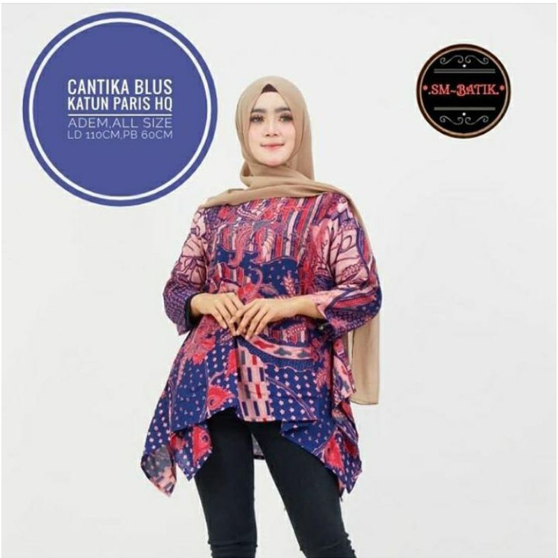 BLUS BATIK,KATUN PARIS HQ,CANTIKA BLUS