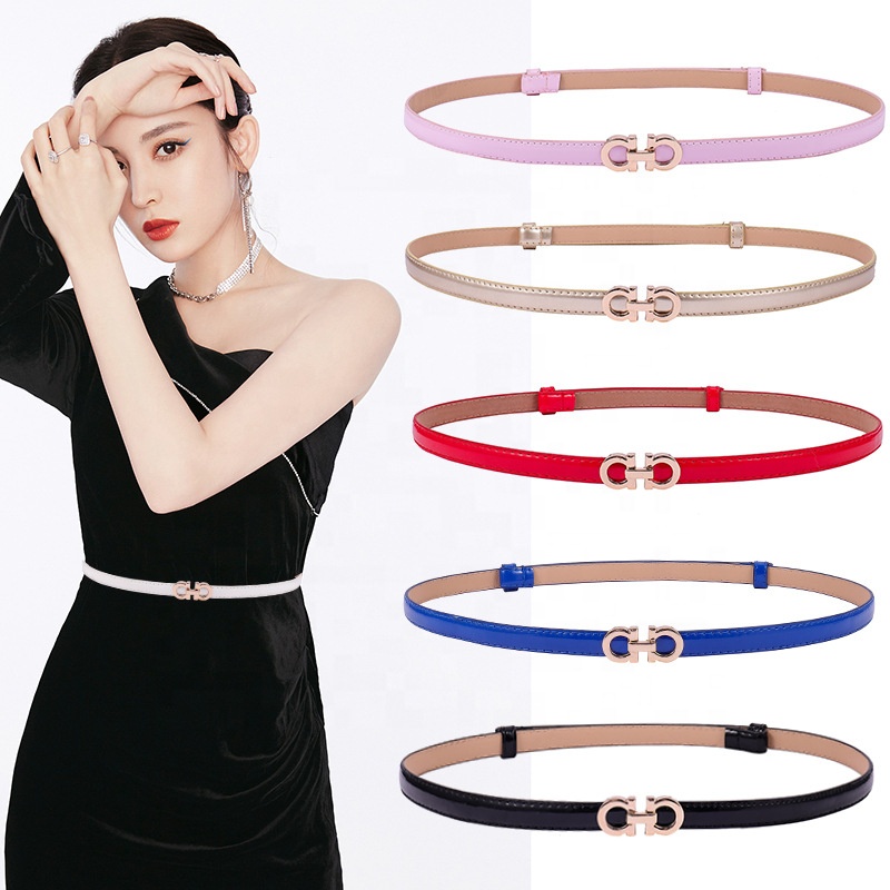 IKAT PINGGANG KECIL WANITA KULIT FASHIONABLE / WOMEN THIN BELT FASHIONABLE WOMEN BELT - 783