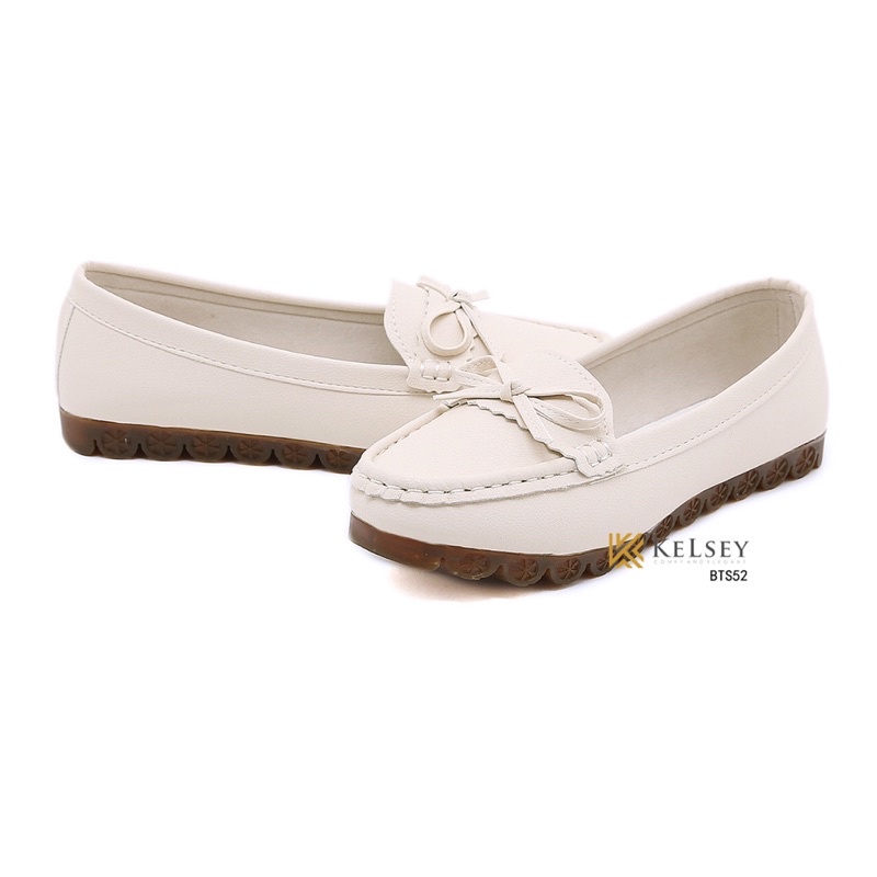 (GRATIS ALAS KAKI) Kelsey Sepatu Slip On / Sepatu Flat Shoes Wanita BTS52