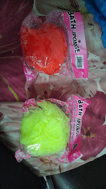 Bath Sponge Spons Mandi Spon 50 Gram Bisa Pilih Warna