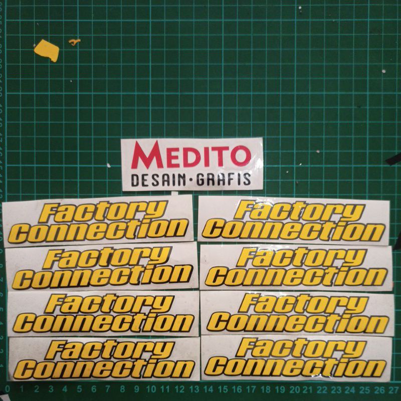 Sticker Cutting FACTORY CONNECTION