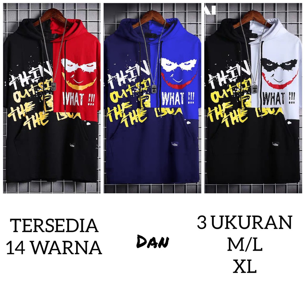 BISA COD / ALIPIO781 - SWEATER HODDIE JOKER