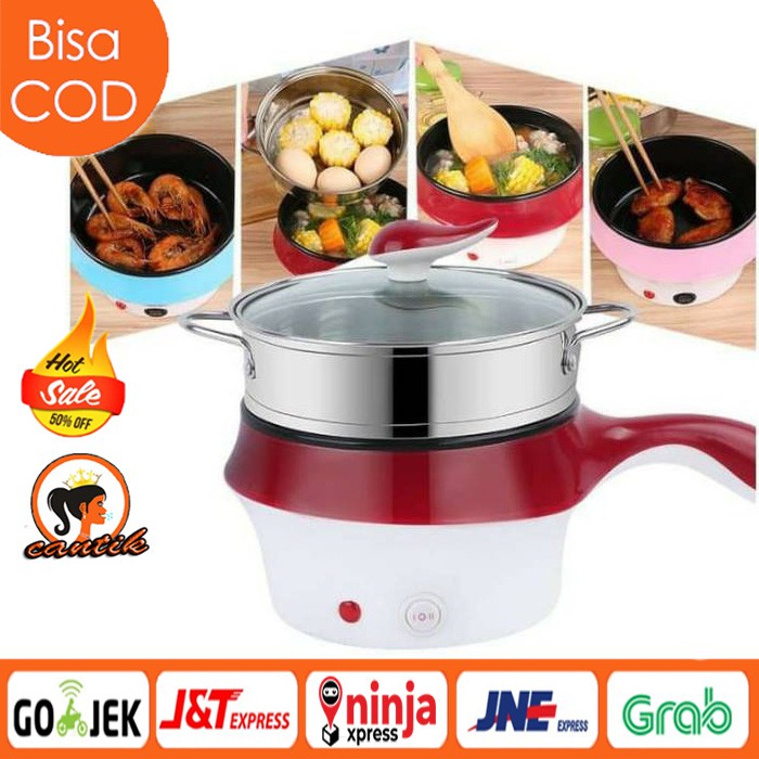 PANCI LISTRIK ELEKTRIK PLUS STEAMER BISA KUKUS GORENG SERBAGUNA