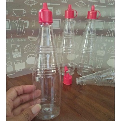 Botol plastik wadah kecap Saos bumbu minyak