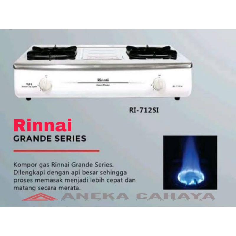 Rinai Ri 712 Si Kompor Komersial 2 Tungku Inner Flame Cuci Gudang Shopee Indonesia