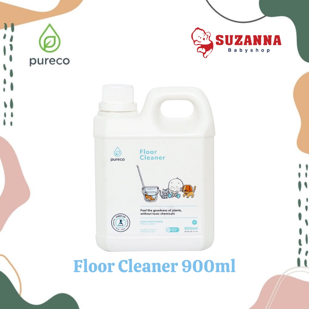 Pureco Floor Cleaner 900ml - Pembersih Lantai