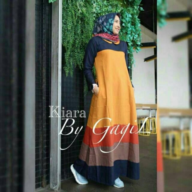 Baju gamis kiara dress