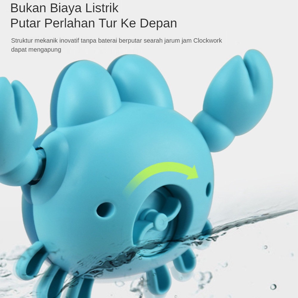 Lakoe Mainan Mandi Anak Bayi Kepiting Mainan Air Anak mandi bath toys-4