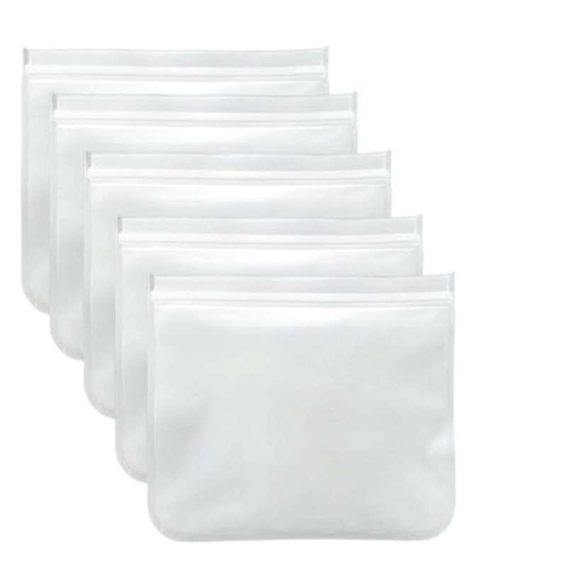 GS8 KANTONG PLASTIK ORGANIZER MAKANAN SILICONE FOOD BAG ZIPLOCK size s