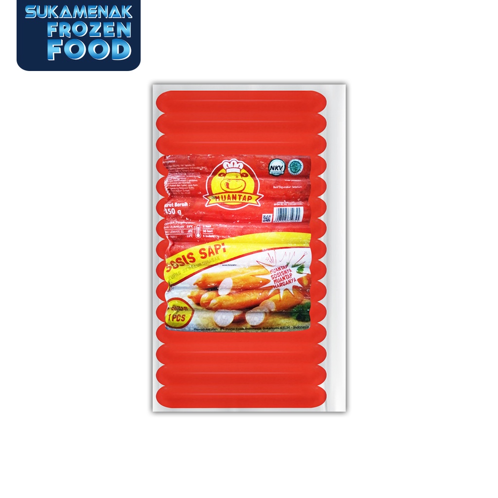 

MUANTAP Sosis Sapi 450gr