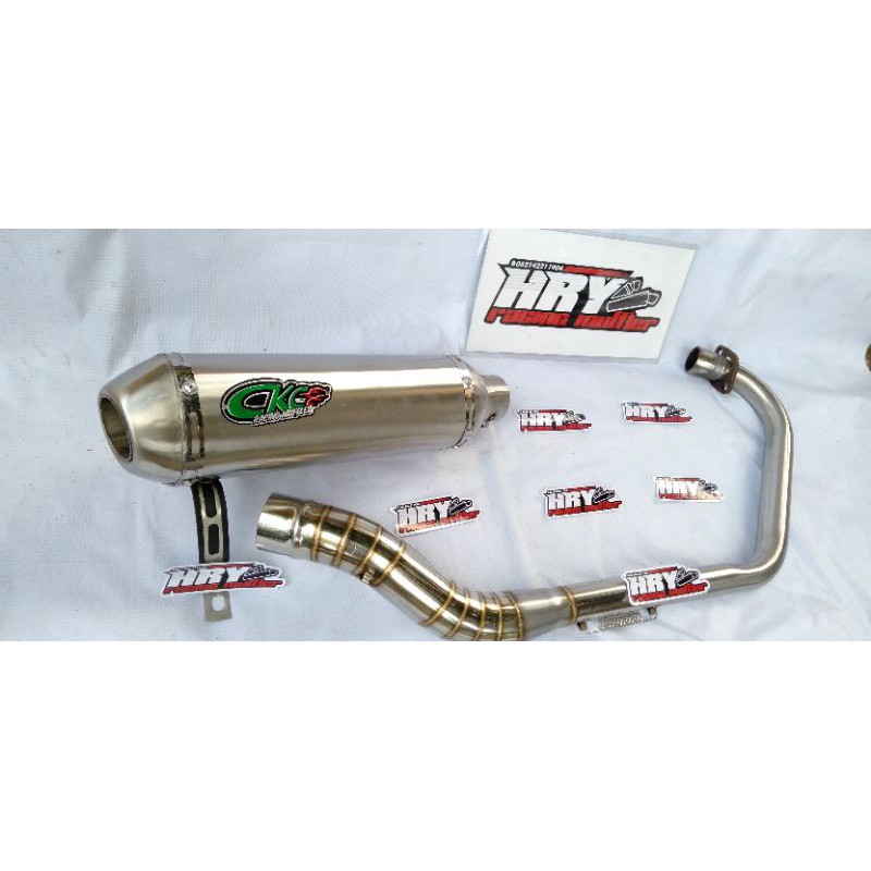 KNALPOT CKC KAPSUL TIGER MEGAPRO CB MP. KNALPOT CKC KAPSUL KOTAK gl cb mp tiger