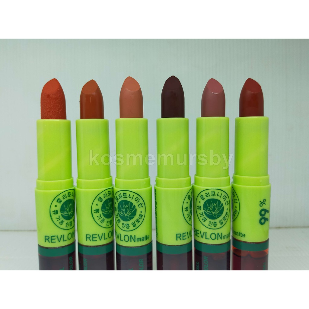 (ECER) lipstick putar Rev-lon 2in1 matte no 5015