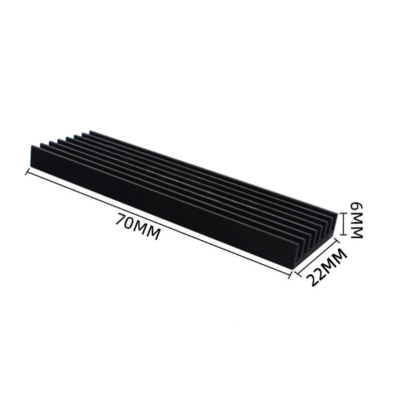 Vivi M2 Heatsink Pendingin Hardisk SSD PCIE Bahan Aluminum 70x22 X 6mm 2280 NVME