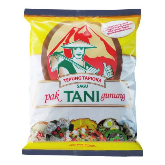 

Tepung Tapioka Cap Pak Tani 500 Gram / Kanji Pak Tani