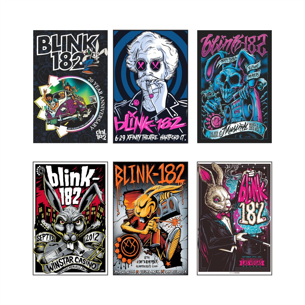

Poster Band Blink 182 ( ukuran A3+ )