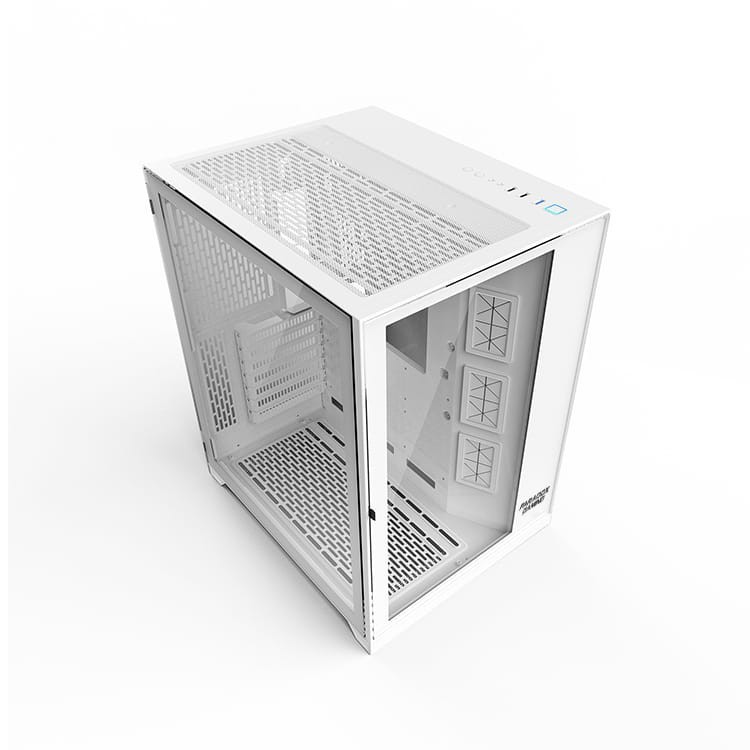 Casing PC Paradox Gaming Fenrir White Tempered Glass Gaming Case