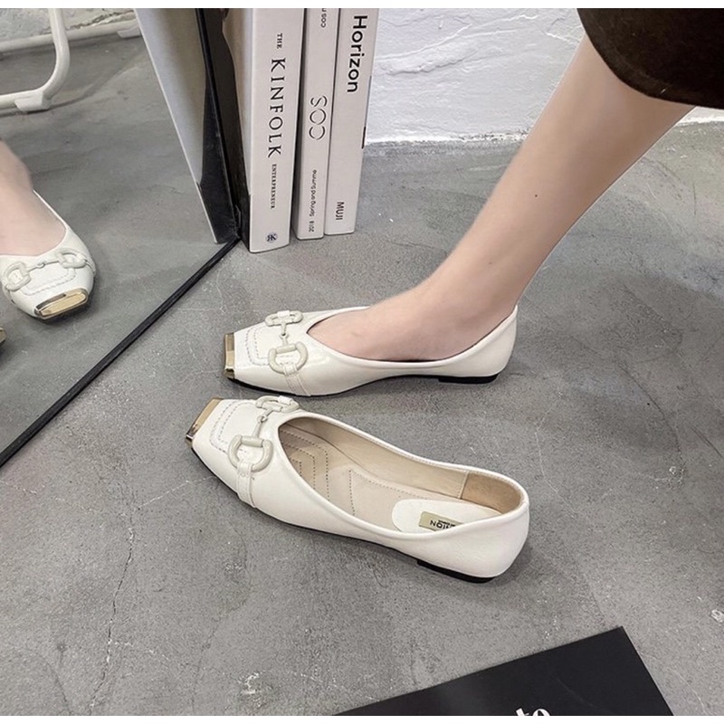 flatshoes 6602 wanita import realpict