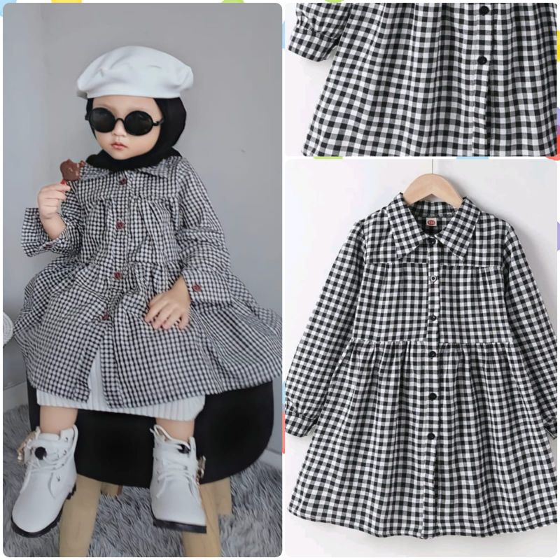 dres anak perempuan tunik 1-8 tahun/pakaian anak perempuan/baju cewek