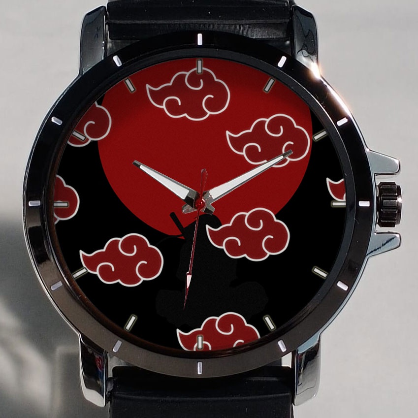 Jam Tangan Pria Keren Naruto Akatsuki Cloud