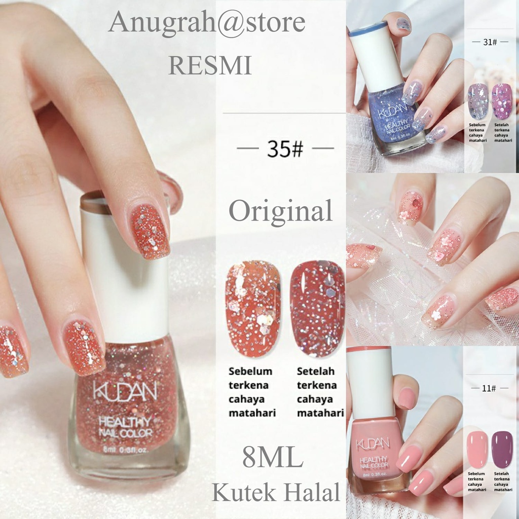 KUTEK KEKINIAN KUTEK 8ML Kutek COD Kutek Not Peel Off kutek Gel Photochromic Nail Polish Kutek Korea