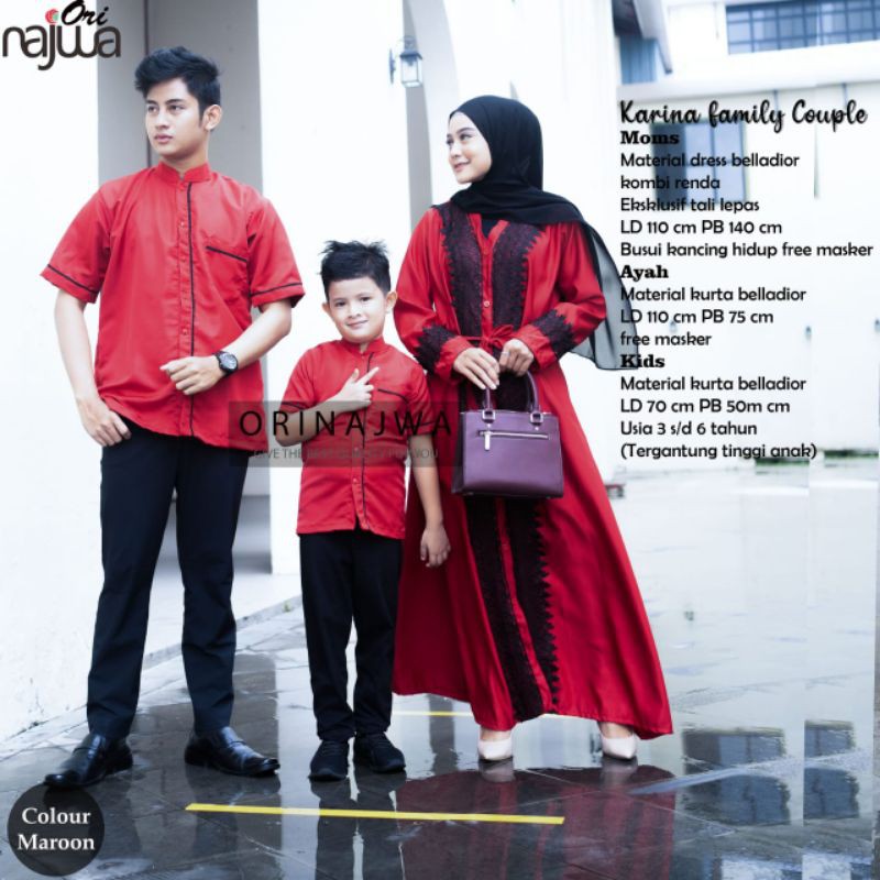 COUPLE FAMILY - KARINA COUPLE - KIRANA COUPLE ORI NAJWA BAJULEBARAN COUPLELEBARAN