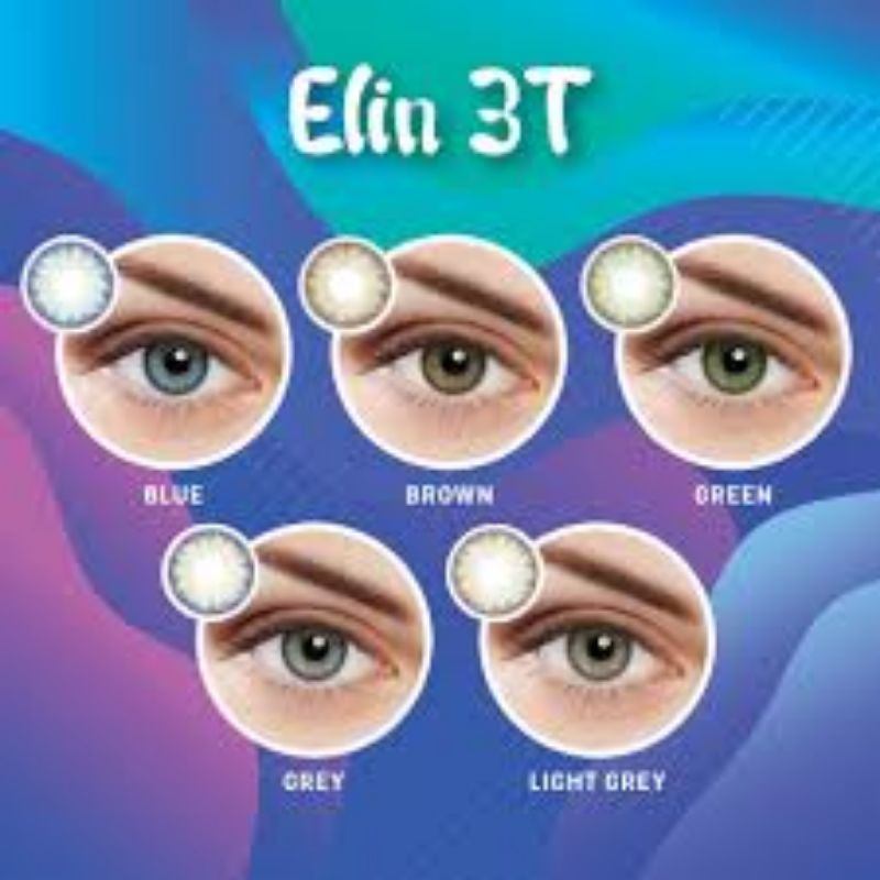 SOFTLENS EOS FUZZY ELIN 3T BLUE 14.5 MM NORMAL S.D -8.00