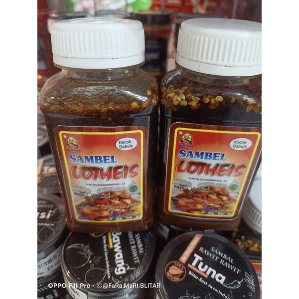 

SAMBAL LOTHEIS/ SAMBEL RUJAK/ SAMBEL COLEK KHAS BLITAR