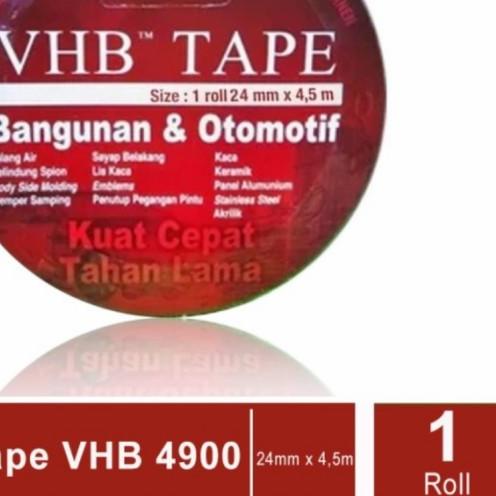 

✳ Isolasi Double Tape 3M VHB 24mm 4,5 meter Foam Hitam Otomotif & Rumah ➷
