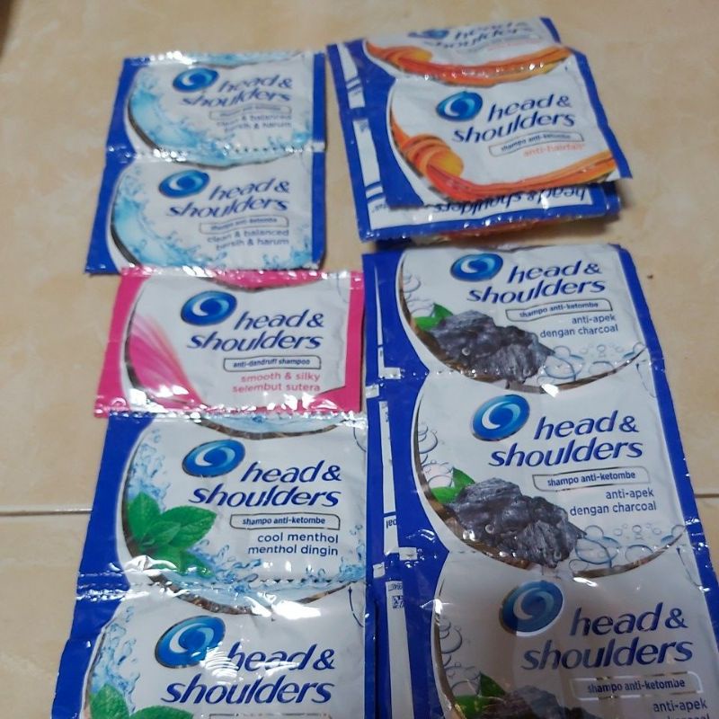 shampoo head & shoulders sachet